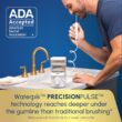 Waterpik Promax Water Flosser with SmartAdvance Mode for Daily Gum Health and Cleaning Teeth, Braces, Implants, ADA Accepted, Small Quiet Design, Electric Flosser with 10 Settings, 5 Tips, WF-23