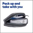 Waterpik Sidekick Portable Water Flosser, Perfect for Travel & Home, ADA Accepted, White/Chrome WF-04