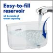Waterpik Sidekick Portable Water Flosser, Perfect for Travel & Home, ADA Accepted, White/Chrome WF-04