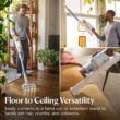 Bissell PowerClean 200W Self-Standing Cordless Vacuum w/Tangle Free Brush Roll, Removeable Battery, Wall Mount, Upholstery Tool & Bright Headlights, 4173
