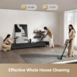 DREAME Z20 Cordless Vacuum Cleaner, Smart Vacuum Cleaner with 250AW Powerful Suction, Up to 90 Minutes Runtime, Versatile for All Surfaces, Handheld Feature for Hard Floors, Carpets & Sofas