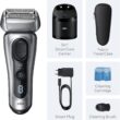 Braun Series 8 8567cc Electric Razor for Men, 4+1 Shaving Elements & Precision Long Hair Trimmer, 5in1 SmartCare Center, Close & Gentle Even on Dense Beards, Wet & Dry Electric Razor, 60min Runtime