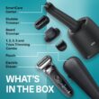 Braun Electric Shaver for Men, Series 7 7185cc, Waterproof, Wet & Dry Shave, Shaving Kit with SmartCare Center and Beard Trimmer, 3 Shave Modes, 60 Minute Battery Runtime, 10 Piece Set