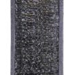 Teamson Home 38.58 in. Modern Curved Faux Slate Waterfall Fountain for Indoors or Outdoors with LED Light Accents and 1.98-Gallon Pump, Black and Stone Gray