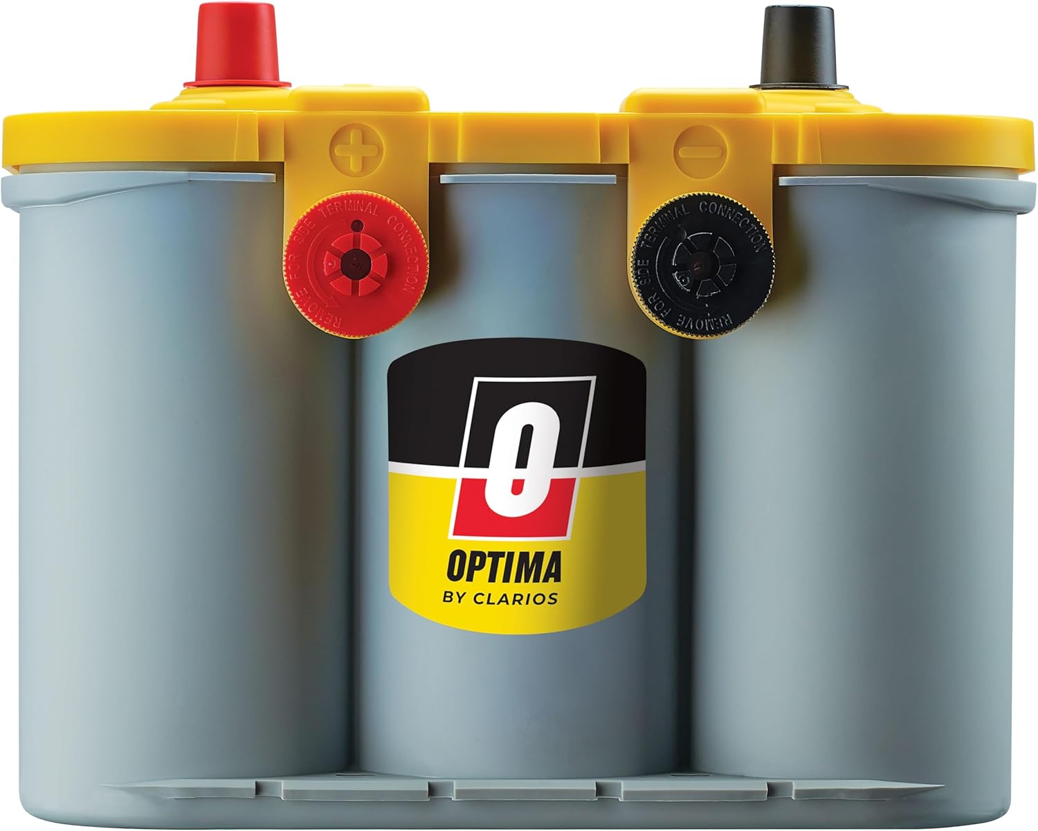 OPTIMA Batteries High Performance D34/78 YELLOWTOP Dual Purpose Sealed AGM Car, Truck and SUV Battery, 750 CCA, Dual Terminal, Maintenance Free, Versatile Mounting OPTIMA Batteries High Performance D34/78 YELLOWTOP Dual Purpose Sealed AGM Car, Truck and SUV Battery, 750 CCA, Dual Terminal, Maintenance Free, Versatile Mounting