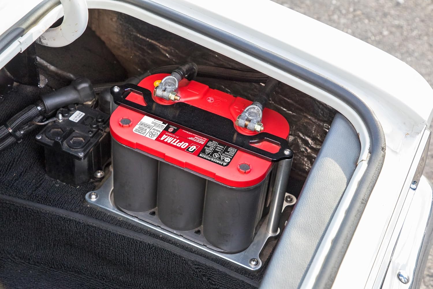 OPTIMA Batteries High Performance 34/78 RedTop Sealed AGM Car, Truck, and SUV Starting Battery, 800 CCA, Dual SAE and GM Terminals, Maintenance Free, Versitile Mounting OPTIMA Batteries High Performance 34/78 RedTop Sealed AGM Car, Truck, and SUV Starting Battery, 800 CCA, Dual SAE and GM Terminals, Maintenance Free, Versitile Mounting