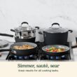 Cuisinart Ceramica XT Matte Collection Ceramic Nonstick 12-pc. Cookware Set - Black Cuisinart Ceramica XT Matte Collection Ceramic Nonstick 12-pc. Cookware Set - Black