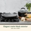 Cuisinart Ceramica XT Matte Collection Ceramic Nonstick 12-pc. Cookware Set - Black Cuisinart Ceramica XT Matte Collection Ceramic Nonstick 12-pc. Cookware Set - Black
