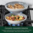 Cuisinart Ceramica XT Matte Collection Ceramic Nonstick 12-pc. Cookware Set - White Cuisinart Ceramica XT Matte Collection Ceramic Nonstick 12-pc. Cookware Set - White