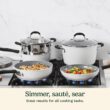 Cuisinart Ceramica XT Matte Collection Ceramic Nonstick 12-pc. Cookware Set - White Cuisinart Ceramica XT Matte Collection Ceramic Nonstick 12-pc. Cookware Set - White