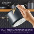Circulon A1 Series 8-pc. Nonstick Cookware Set with ScratchDefense Technology