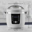 Instant Pot PRO Max Wi-Fi Smart 10-in-1 Pressure Cooker, Steamer, Saute, Warmer, Rice Cooker, Yogurt Maker, Sous Vide, Baker, NutriBoost - Includes App with 2000+ Recipes - 6 Quart