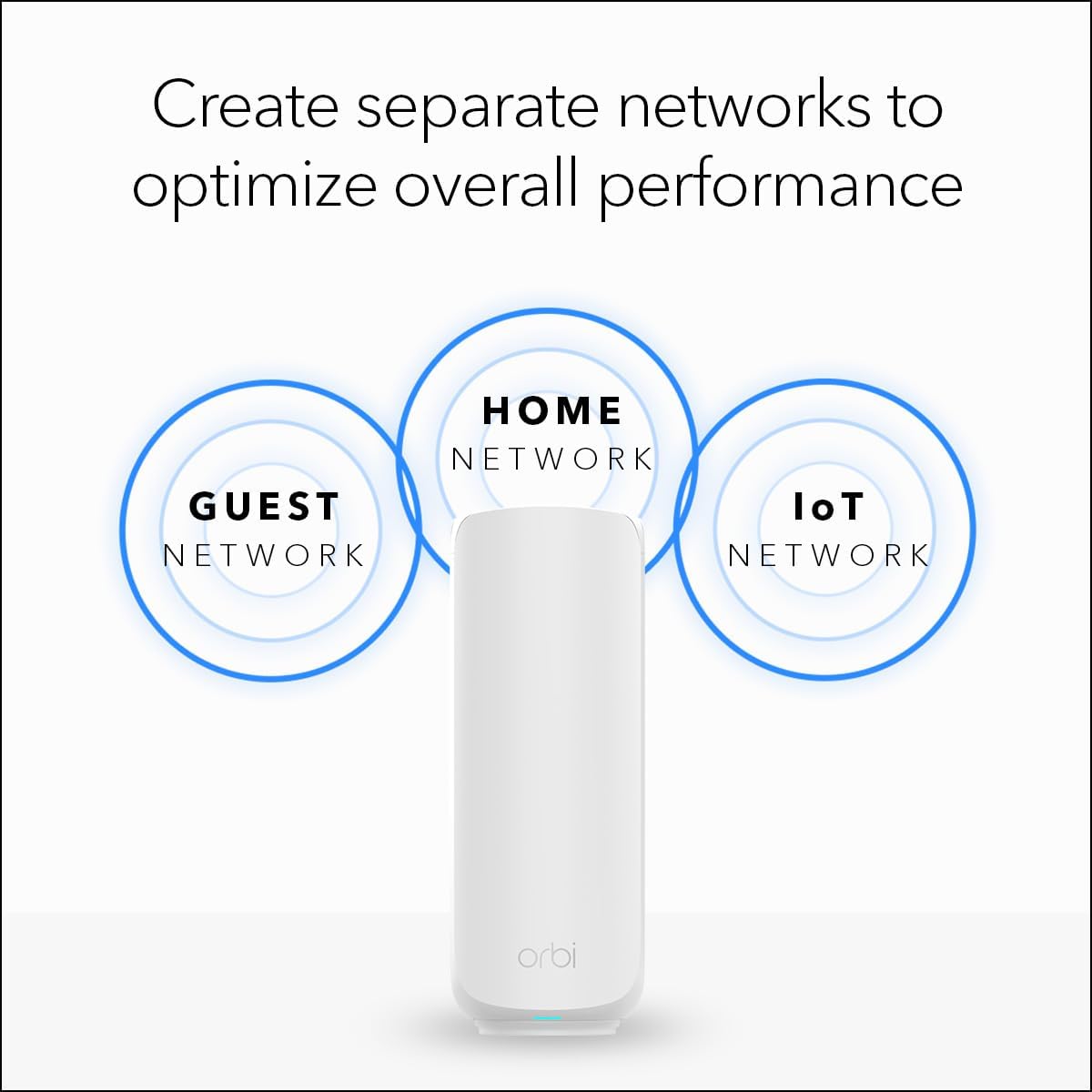 NETGEAR Orbi 370 Series Dual-Band WiFi 7 Mesh Network System for Home (RBE373) – BE5000 NETGEAR Orbi 370 Series Dual-Band WiFi 7 Mesh Network System for Home (RBE373) – Wireless Router + 2 Extenders, Security Features, 5 Gbps, Covers 6,000 sq.ft., 70 Devices, 2.5GB Internet Port, BE5000