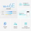 TP-Link Deco XE75 AXE5400 Tri-Band WiFi 6E Mesh System - Wi-Fi up to 7200 Sq.Ft, Engadget Rated Best Mesh for Most People, Replaces WiFi Router and Extender, AI-Driven Mesh New 6GHz Band, 3-Pack