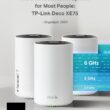 TP-Link Deco XE75 AXE5400 Tri-Band WiFi 6E Mesh System - Wi-Fi up to 7200 Sq.Ft, Engadget Rated Best Mesh for Most People, Replaces WiFi Router and Extender, AI-Driven Mesh New 6GHz Band, 3-Pack