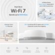 TP-Link Deco 7 BE25 Dual-Band BE5000 WiFi 7 Mesh Wi-Fi System | 4-Stream 5 Gbps, 240 Mhz TP-Link Deco 7 BE25 Dual-Band BE5000 WiFi 7 Mesh Wi-Fi System | 4-Stream 5 Gbps, 240 Mhz | Covers up to 6,600 Sq.Ft | 2X 2.5G Ports Wired Backhaul | VPN,MLO, AI-Roaming, HomeShield, 3-Pack