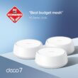 TP-Link Deco 7 BE25 Dual-Band BE5000 WiFi 7 Mesh Wi-Fi System | 4-Stream 5 Gbps, 240 Mhz TP-Link Deco 7 BE25 Dual-Band BE5000 WiFi 7 Mesh Wi-Fi System | 4-Stream 5 Gbps, 240 Mhz | Covers up to 6,600 Sq.Ft | 2X 2.5G Ports Wired Backhaul | VPN,MLO, AI-Roaming, HomeShield, 3-Pack
