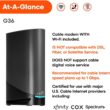 ARRIS (G36) - Cable Modem Router Combo - Fast DOCSIS 3.1 Gigabit WiFi 6 (AX3000), 1.2 Gbps Max Speeds, Approved for Comcast Xfinity, Cox, Spectrum & More [Check with your provider for compatibility]