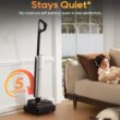 DREAME Aero Pro Wet Dry Vacuum Mop, Ultra-Slim with Hot Self-Cleaning/Self-Drying, 0 Hair Tangle Great for Pet Owner, Powerful Wet Dry Vacuum with 60min Runtime, Pick-up & Mop at The Same Time