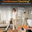 DREAME Aero Pro Wet Dry Vacuum Mop, Ultra-Slim with Hot Self-Cleaning/Self-Drying, 0 Hair Tangle Great for Pet Owner, Powerful Wet Dry Vacuum with 60min Runtime, Pick-up & Mop at The Same Time