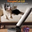 DREAME Aero Pro Wet Dry Vacuum Mop, Ultra-Slim with Hot Self-Cleaning/Self-Drying, 0 Hair Tangle Great for Pet Owner, Powerful Wet Dry Vacuum with 60min Runtime, Pick-up & Mop at The Same Time
