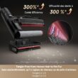 DREAME H15 Pro CarpetFlex Cordless Vacuum Mop, Wet Dry Vacuum Cleaner with Dual Brushes for Hard Floors & Carpet, Tangle-Free Hair-Cutting, 23kPa Suction, 180° Lie-Flat Floor Washer, 194°F Fast Drying