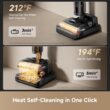 DREAME H15 Pro CarpetFlex Cordless Vacuum Mop, Wet Dry Vacuum Cleaner with Dual Brushes for Hard Floors & Carpet, Tangle-Free Hair-Cutting, 23kPa Suction, 180° Lie-Flat Floor Washer, 194°F Fast Drying