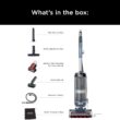 Shark Performance Powered Lift-Away Upright Vacuum, Ultra-Powerful Suction, No Hair Wrap, LED Headlights, Pet Hair Pickup, Carpets & Hardfloors, Odor Neutralizer Technology, Nordic Blue, UV2500