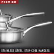 Calphalon Premier 11-pc. Stainless Steel Cookware Set Calphalon Premier 11-pc. Stainless Steel Cookware Set