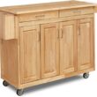 Homestyles General Line Natural Mobile Kitchen Cart, 54