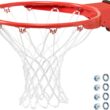 Silverback Deluxe Breakaway Rim with Nylon Net Compatible with Silverback NXT and Goaliath GoTek In-Ground and Wall-Mounted Basketball Hoops