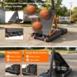IGL Basketball Hoop Outdoor 40/44/48 Inch, Height Adjustable 5.3-10 FT, Portable Basketball Goal with Shatterproof Backboard for Kids Teens Adults, Backyard Driveway