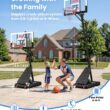 IGL Basketball Hoop Outdoor 40/44/48 Inch, Height Adjustable 5.3-10 FT, Portable Basketball Goal with Shatterproof Backboard for Kids Teens Adults, Backyard Driveway