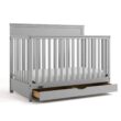GracoÂ Shiloh Convertible Crib with Drawer - Pebble Gray