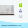 GracoÂ Theo 3-in-1 Convertible Crib with Drawer - White