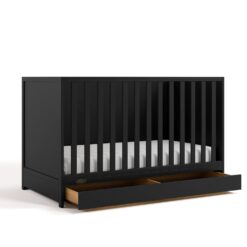 GracoÂ Theo 3-in-1 Convertible Crib with Drawer - Black