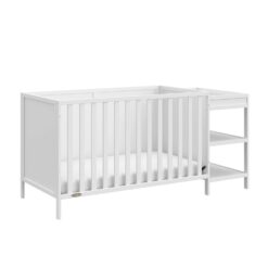 GracoÂ Theo 5-in-1 Convertible Crib & Changer - White