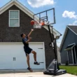 Spalding 54 in Angled Portable Pro Glide Basketball Hoop Spalding 54 in Angled Portable Pro Glide Basketball Hoop