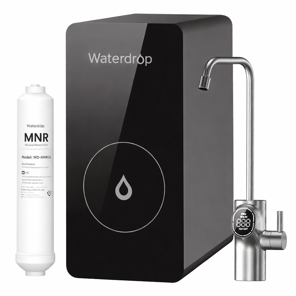 Waterdrop Tankless D6 with MNR35 Filter Carbon block Black Counter top filter Waterdrop Tankless D6 with MNR35 Filter Carbon block Black Counter top filter