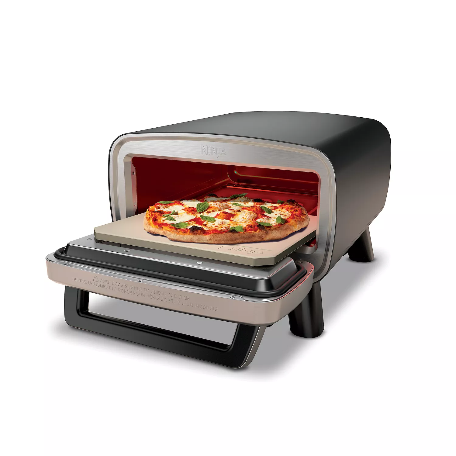 Ninja Artisan Electric Outdoor Pizza Oven with Stone, Gray, MO201 Ninja Artisan Electric Outdoor Pizza Oven with Stone, Gray, MO201