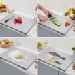 Stainless Steel Cutting Board Durable Kitchen Chopping Board for Food Preparation Stainless Steel Cutting Board Durable Kitchen Chopping Board for Food Preparation