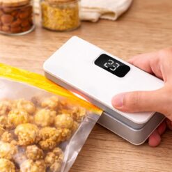 Mini Heat Bag Sealer Rechargeable Handheld Plastic Bag Sealing Machine for Food Storage