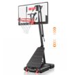 IGL Basketball Hoop Outdoor, Height Adjustable 5.3-10 FT, Portable Basketball Goal with Shatterproof Backboard