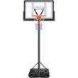 Yohood Basketball Hoop Outdoor 10ft Adjustable, Portable Basketball Hoop Goal System