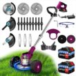 Cordless Weed Trimmer Electric Lawn Edger for Garden and Yard Maintenance