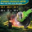 Cordless Weed Trimmer Electric Lawn Edger for Garden and Yard Maintenance