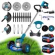 Cordless Weed Trimmer Electric Lawn Edger for Garden and Yard Maintenance