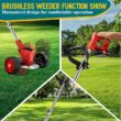 Cordless Weed Trimmer Electric Lawn Edger for Garden and Yard Maintenance