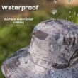 Solar Fan Wide Brim Hat with UPF 50+ Sun Protection – Dual Solar Fans Fishing Hat for Men and Women