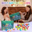 Kids Bath Bombs Gift Set 24 Pack with Surprise Inside, Natural Fizzy Bubble Bath for Boys and Girls